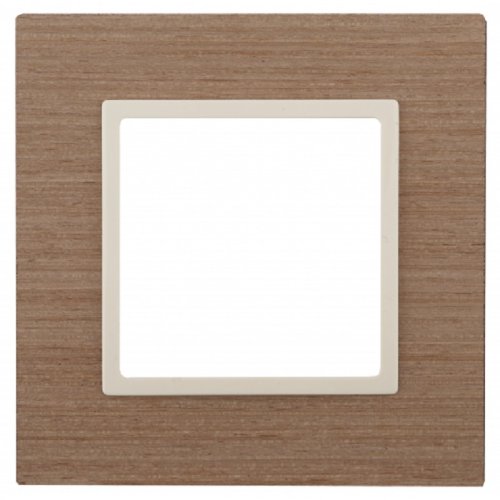 Рамка универсальная Эра Elegance 1-м. дерево ясень/слоновая кость картинка